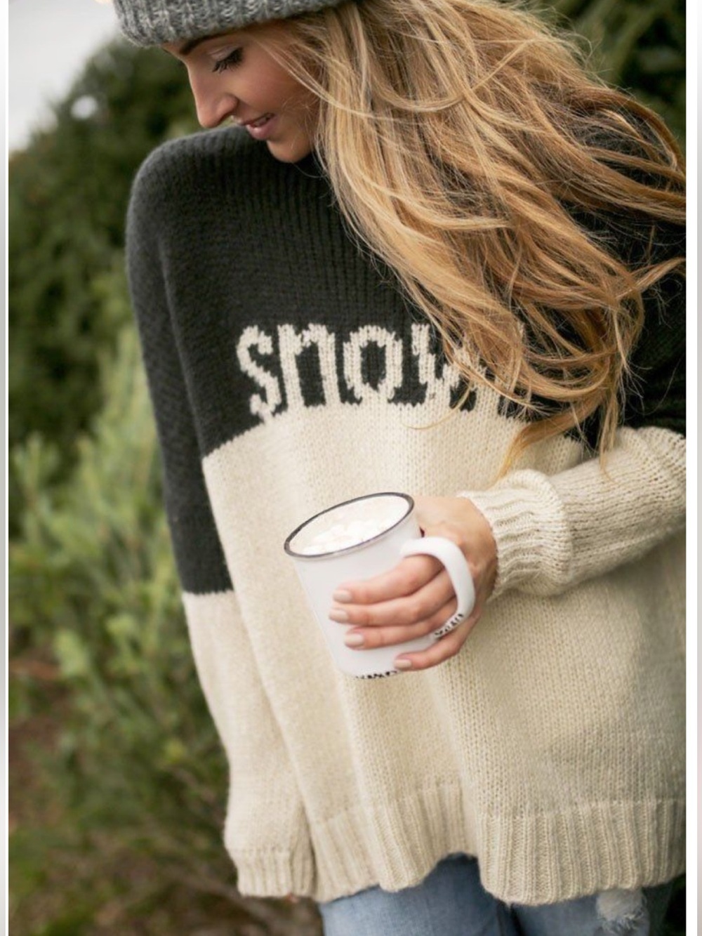 Wooden Ships SNOW sweater M/L